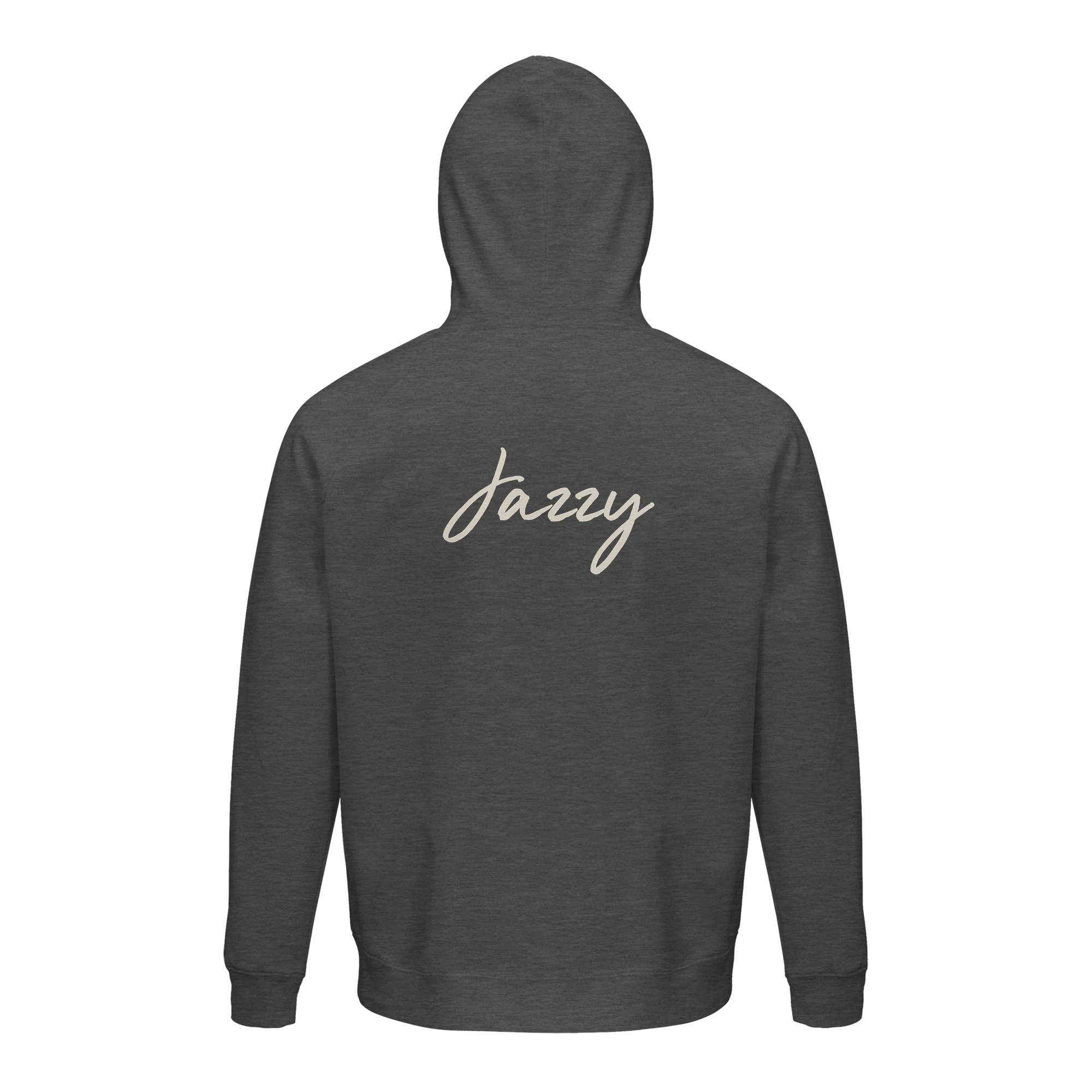 Jazzy - "Lacey Leg" Hoodie Grey Melange 2