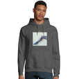 Jazzy - "Lacey Leg" Hoodie Grey Melange 3