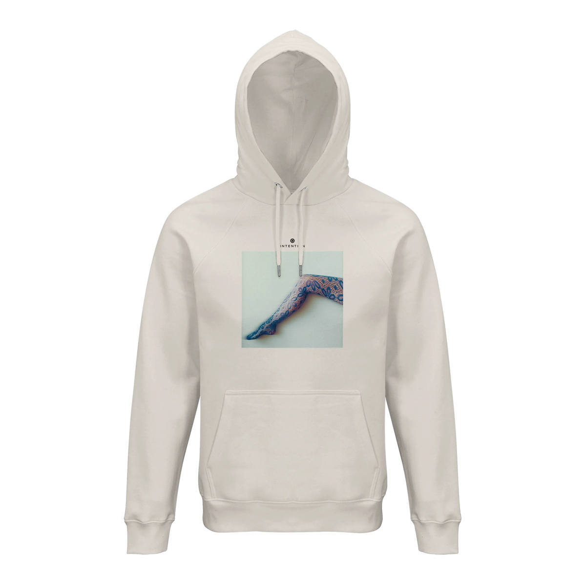 Jazzy - "Lacey Leg" Hoodie Off White 1