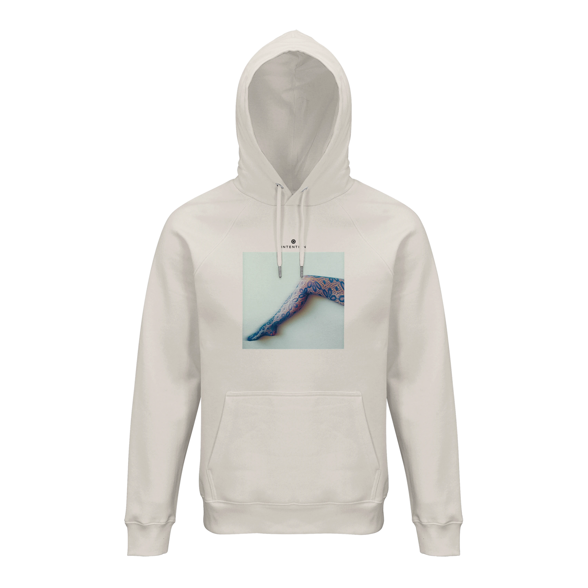 Jazzy - "Lacey Leg" Hoodie Off White 1