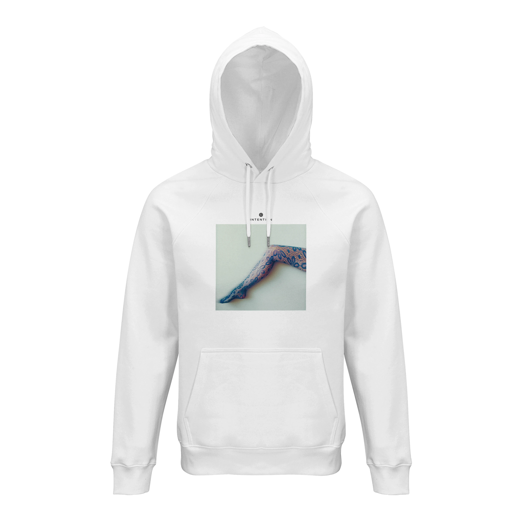 Jazzy - "Lacey Leg" Hoodie White 1