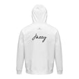 Jazzy - "Lacey Leg" Hoodie White 2