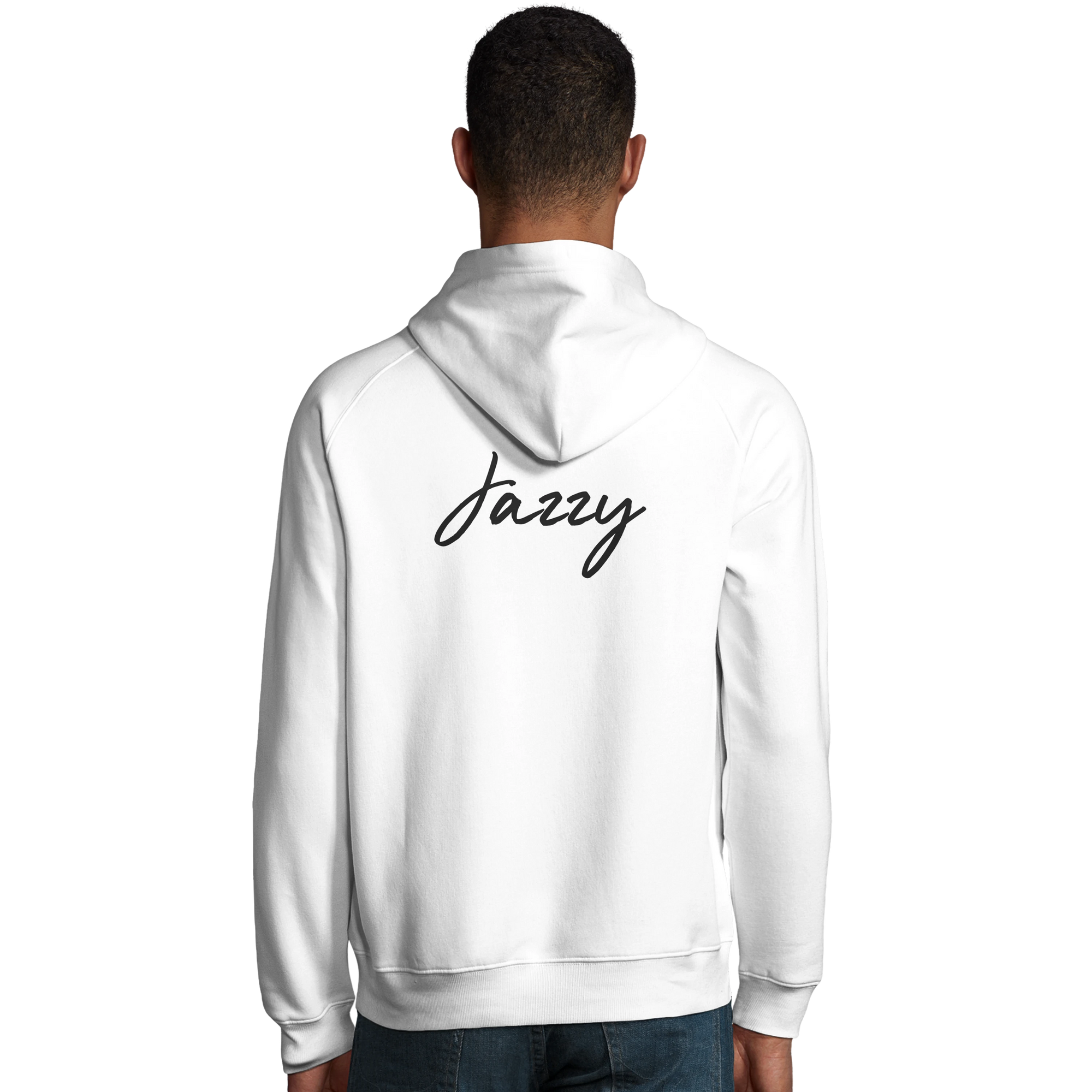 Jazzy - "Lacey Leg" Hoodie White 4