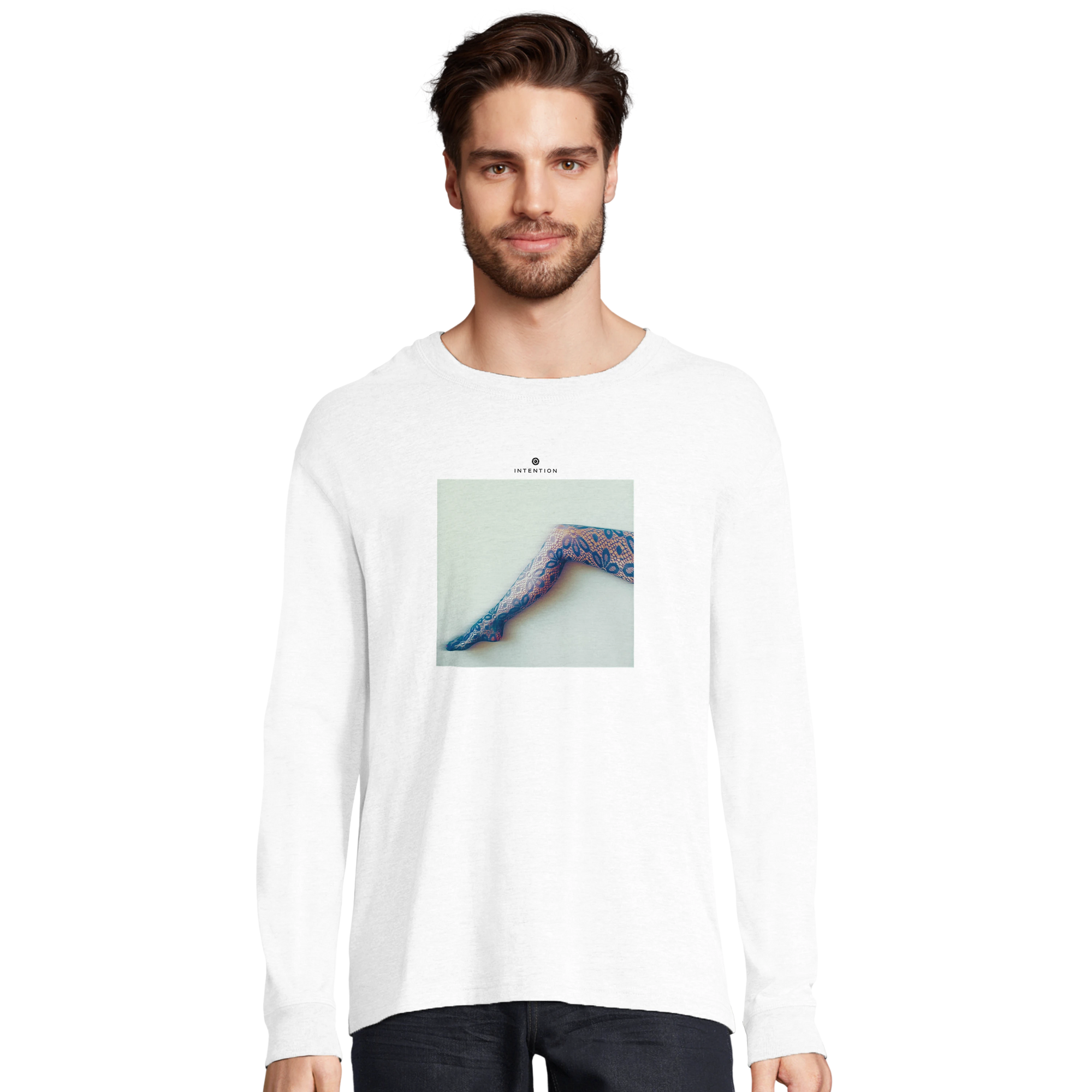 Jazzy - "Lacey Leg" Long sleeve White XS 3