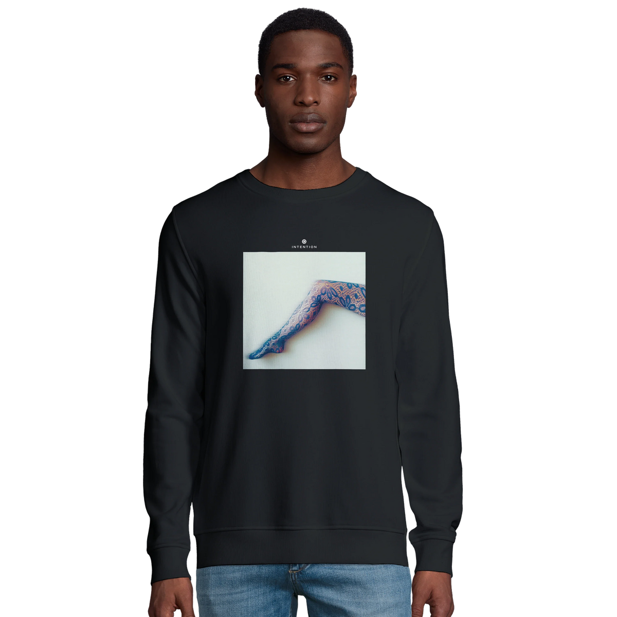 Jazzy - "Lacey Leg" Sweatshirt Black 3