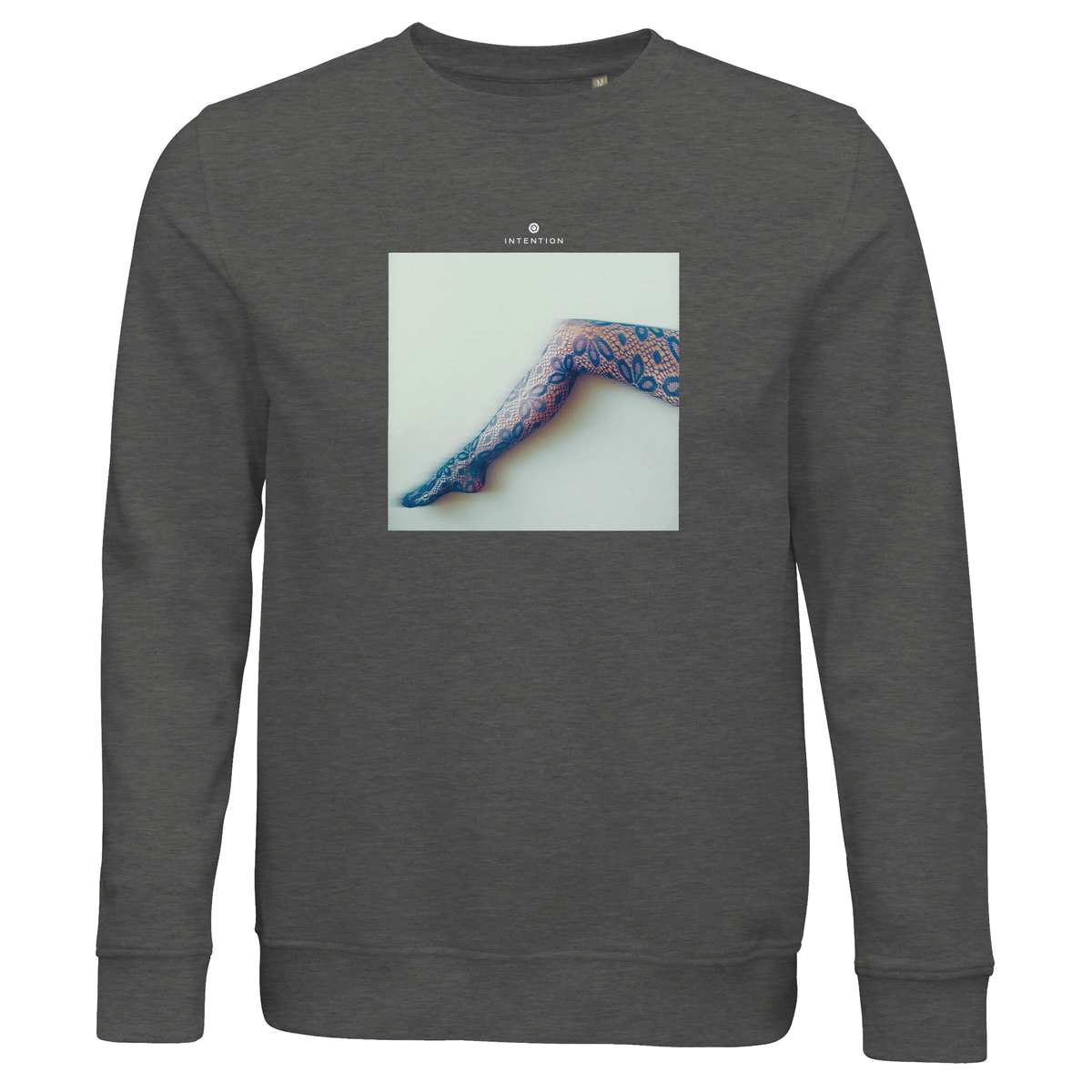 Jazzy - "Lacey Leg" Sweatshirt Grey Melange 1