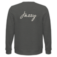 Jazzy - "Lacey Leg" Sweatshirt Grey Melange 2