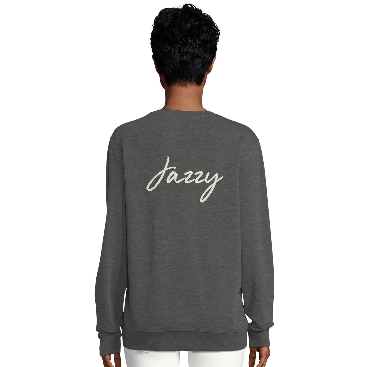 Jazzy - "Lacey Leg" Sweatshirt Grey Melange 6