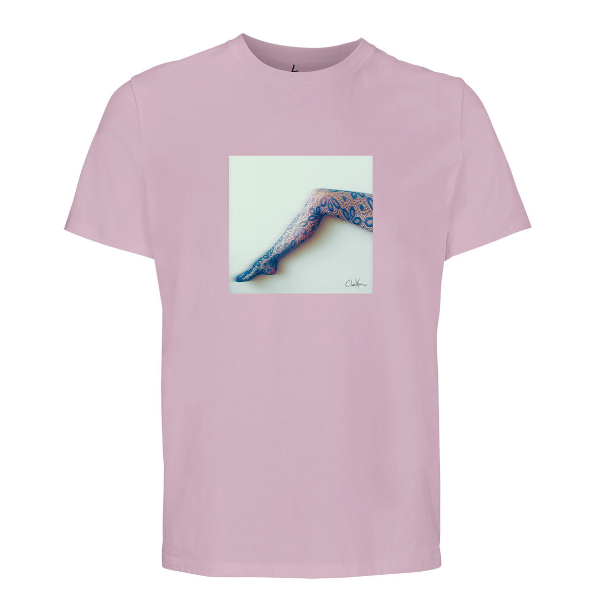 Jazzy - "Lacey Leg" T-shirt Candy Pink 1
