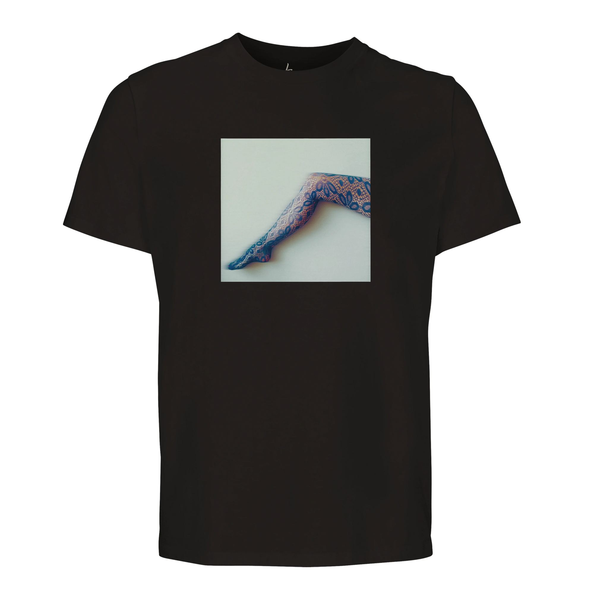 Jazzy - "Lacey Leg" T-shirt Deep Black 1