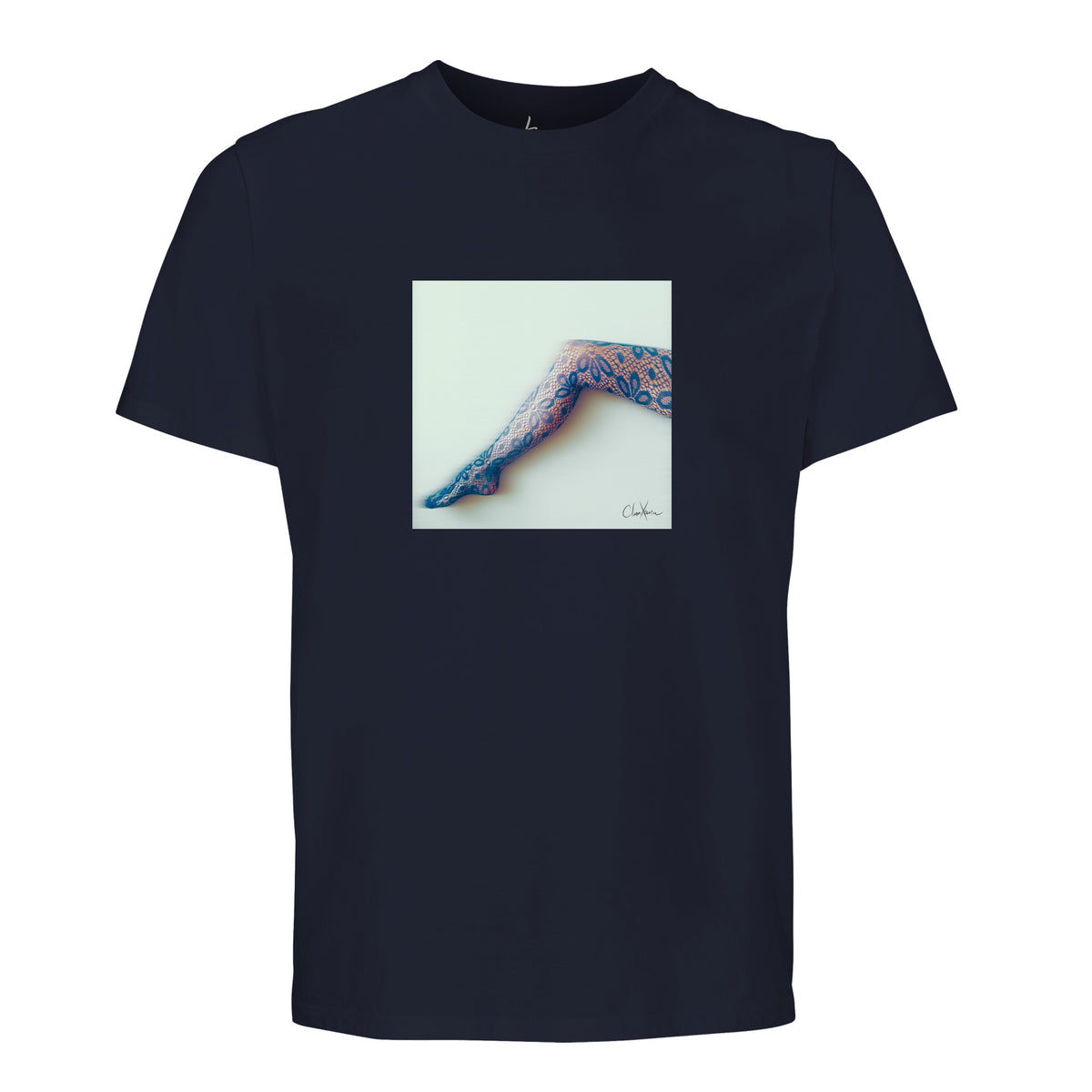 Jazzy - "Lacey Leg" T-shirt French Navy 1