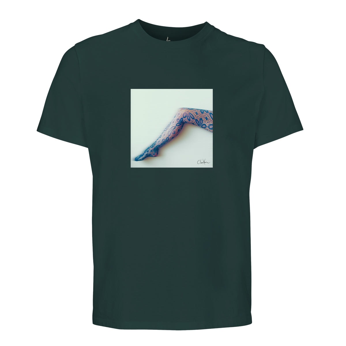 Jazzy - "Lacey Leg" T-shirt green empire 1