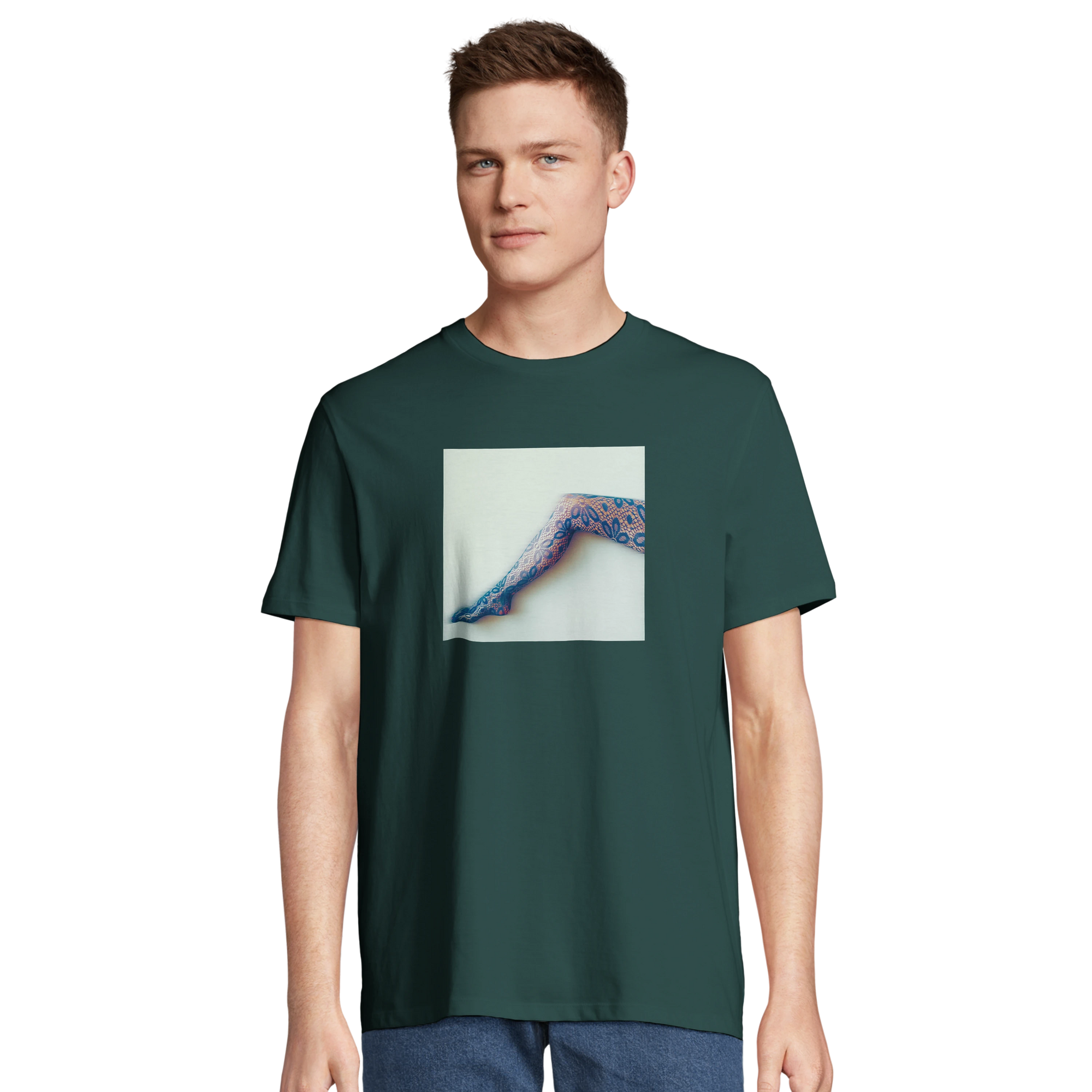 Jazzy - "Lacey Leg" T-shirt green empire 4