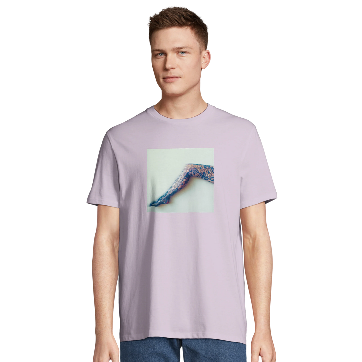 Jazzy - "Lacey Leg" T-shirt lilak 4