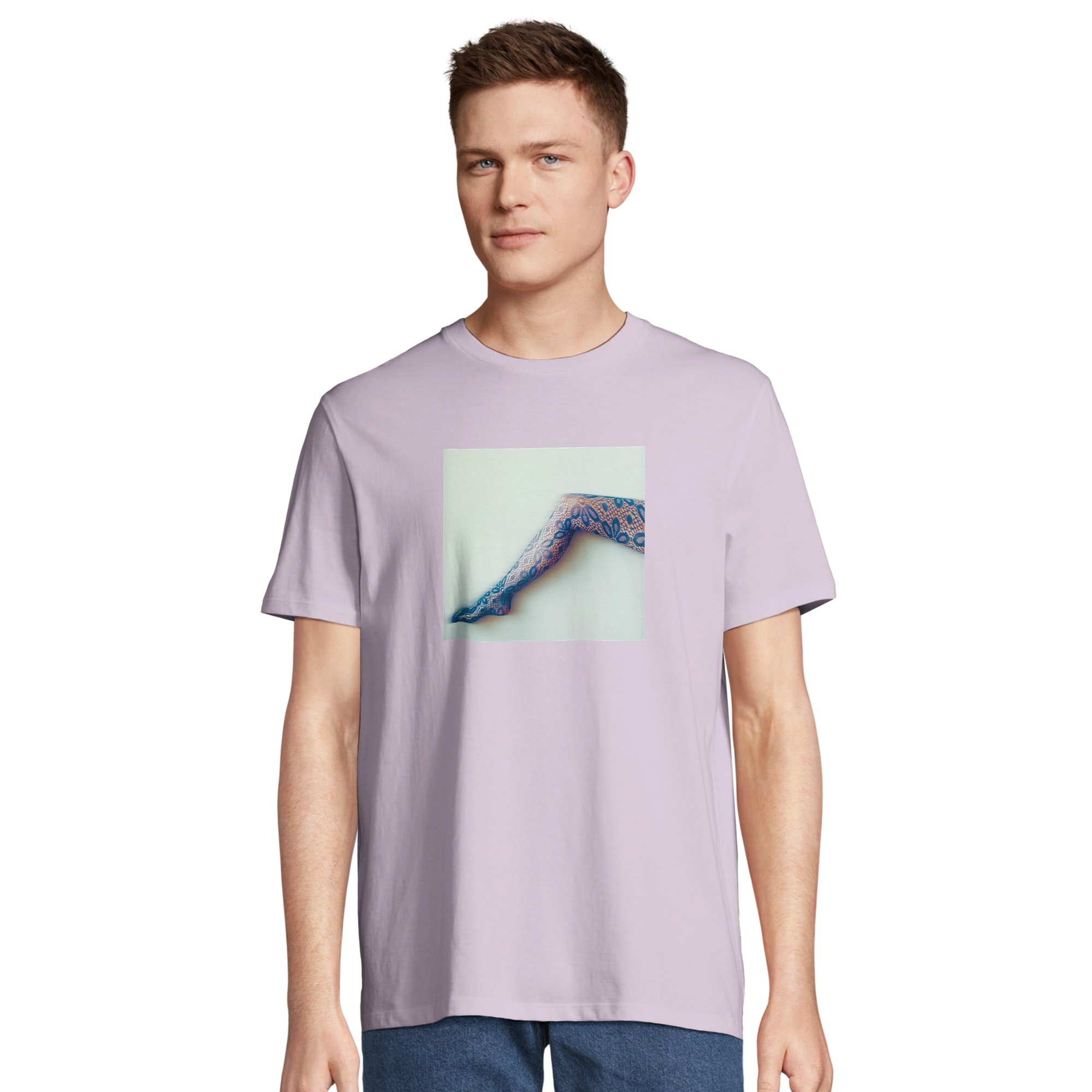 Jazzy - "Lacey Leg" T-shirt lilak 4