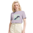 Jazzy - "Lacey Leg" T-shirt lilak 6