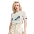 Jazzy - "Lacey Leg" T-shirt Off White 7