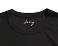 Jazzy - "Lacey Leg" T-shirt Deep Black 2