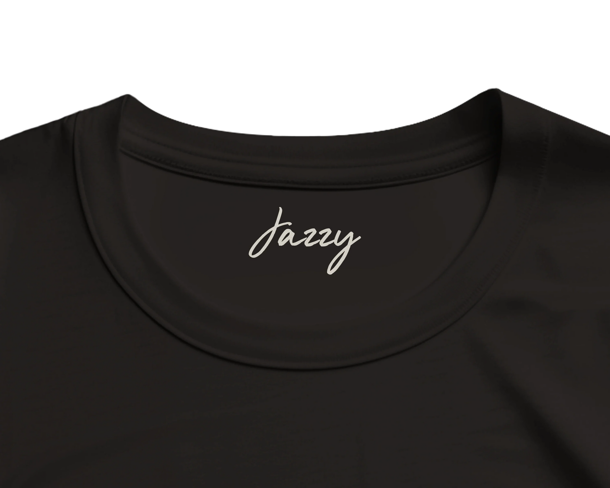 Jazzy - "Lacey Leg" T-shirt Deep Black 2