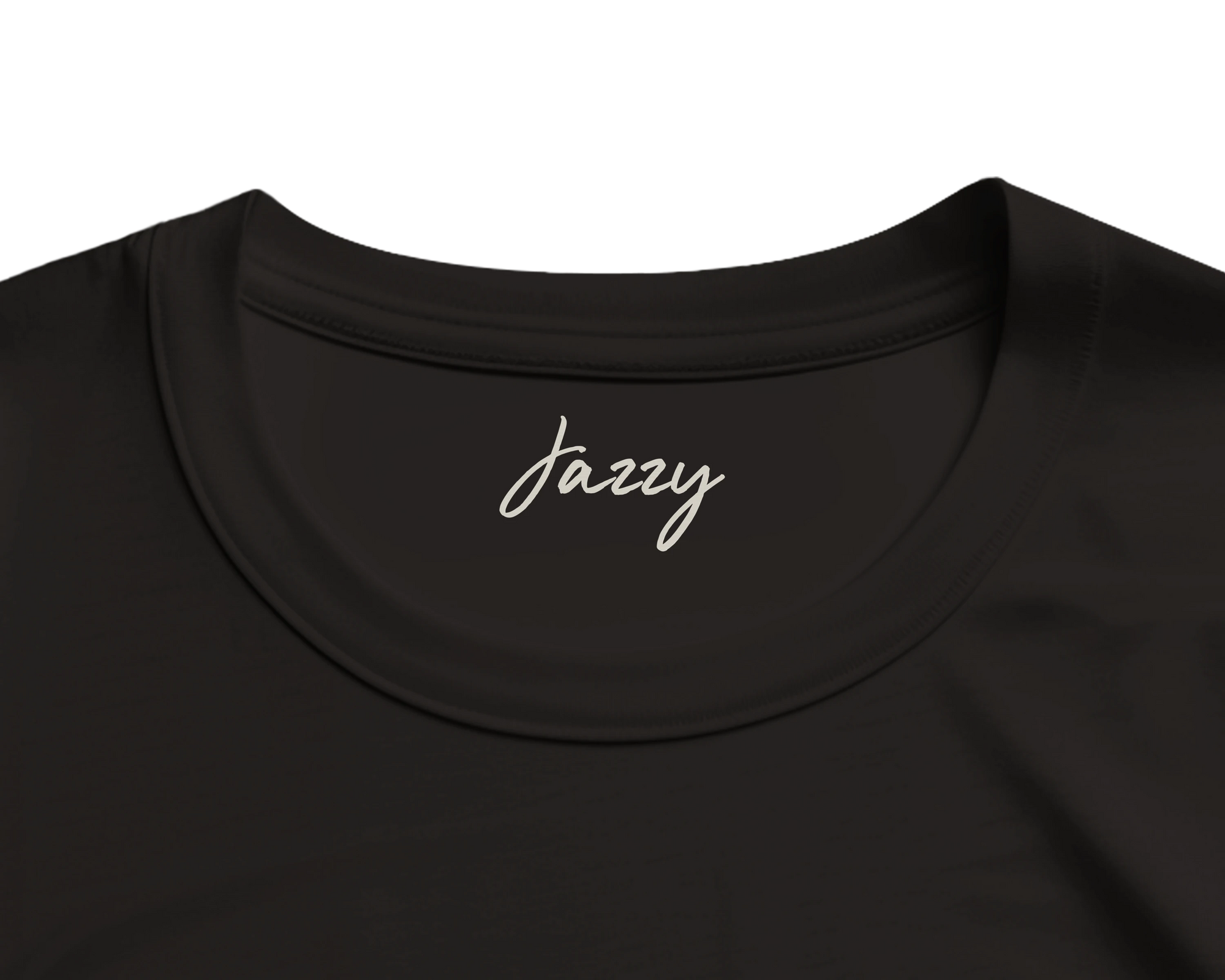 Jazzy - "Lacey Leg" T-shirt Deep Black 2