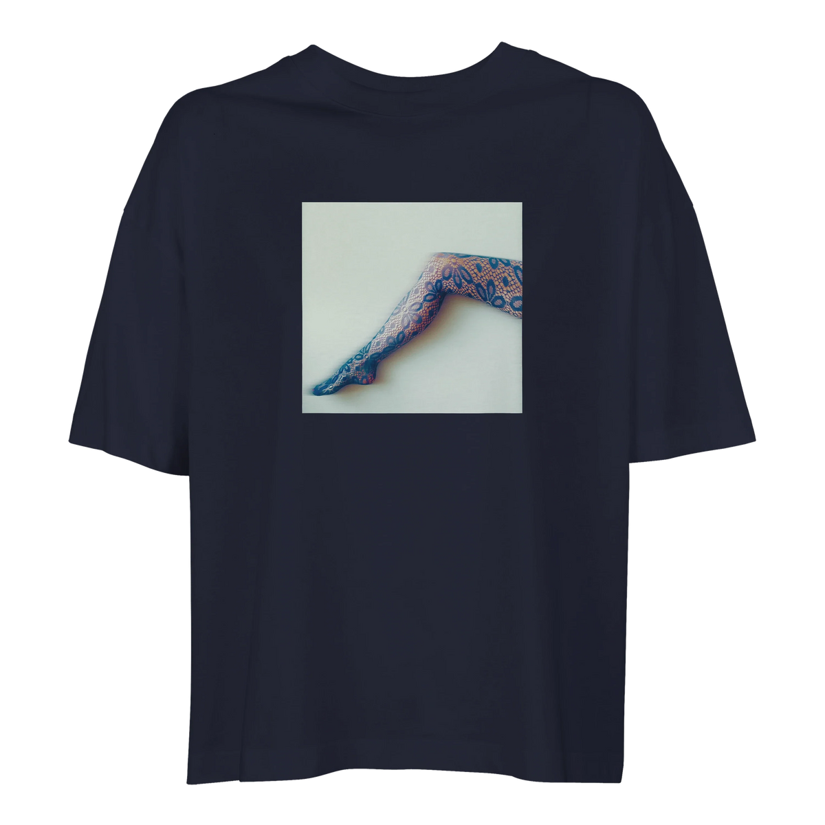 Jazzy - "Lacey Leg" T-shirt French Navy 1