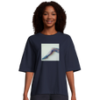 Jazzy - "Lacey Leg" T-shirt French Navy 3