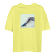 Jazzy - "Lacey Leg" T-shirt Light Yellow 1