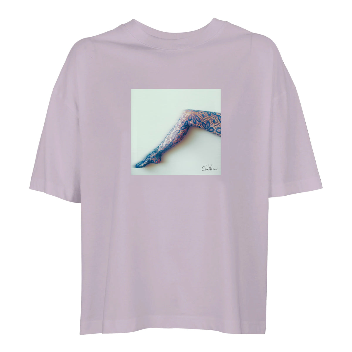 Jazzy - "Lacey Leg" T-shirt lilak 1