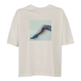 Jazzy - "Lacey Leg" T-shirt Off White 1