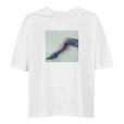 Jazzy - "Lacey Leg" T-shirt White 1