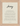 Jazzy Word of Intention Framed print 13x18 cm / 5x7″ Wood frame Linen paper
