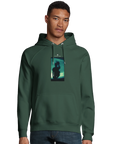 Joy - "Dancing Cowboy" Hoodie Bottle Green XS 3