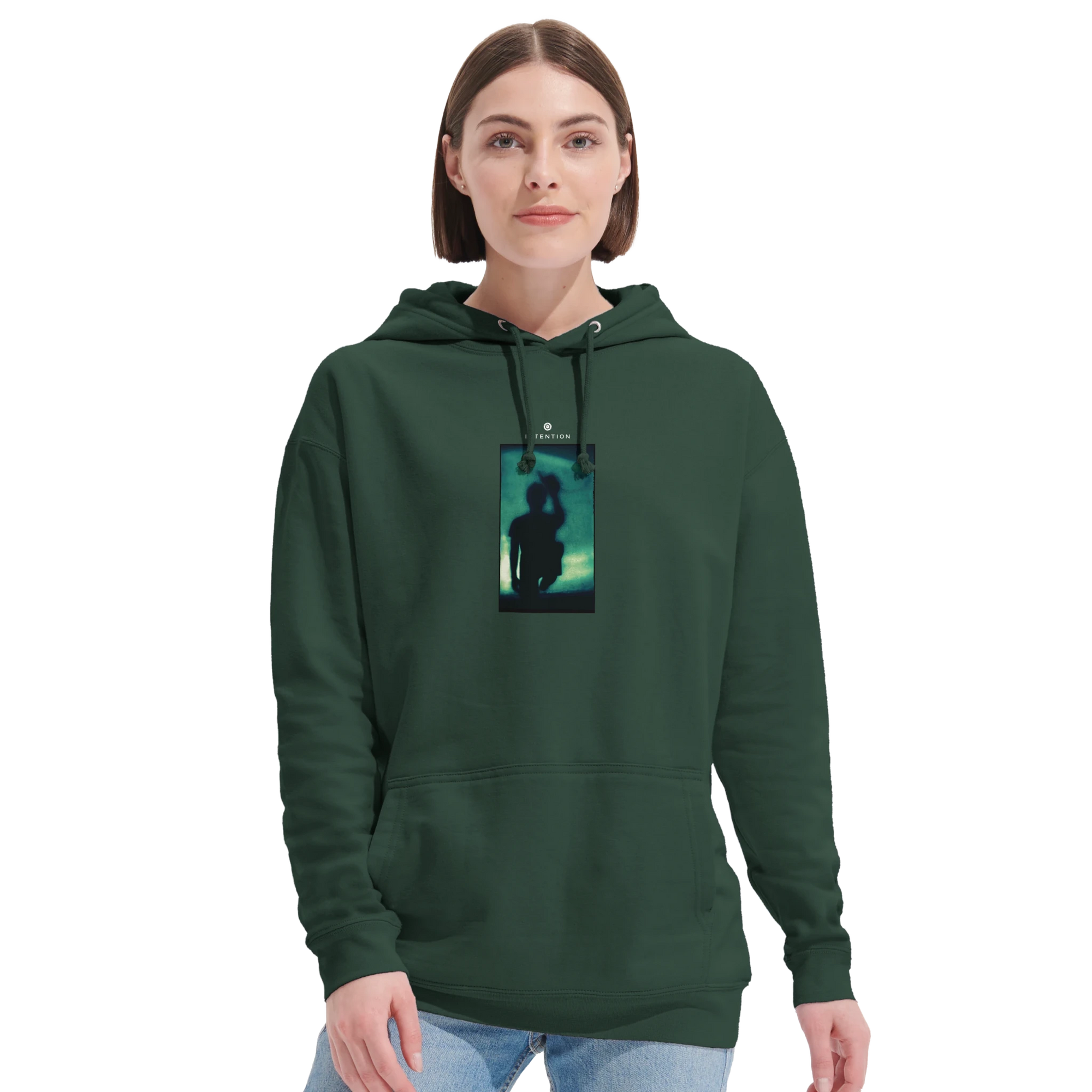 Joy - "Dancing Cowboy" Hoodie Bottle Green XS 13