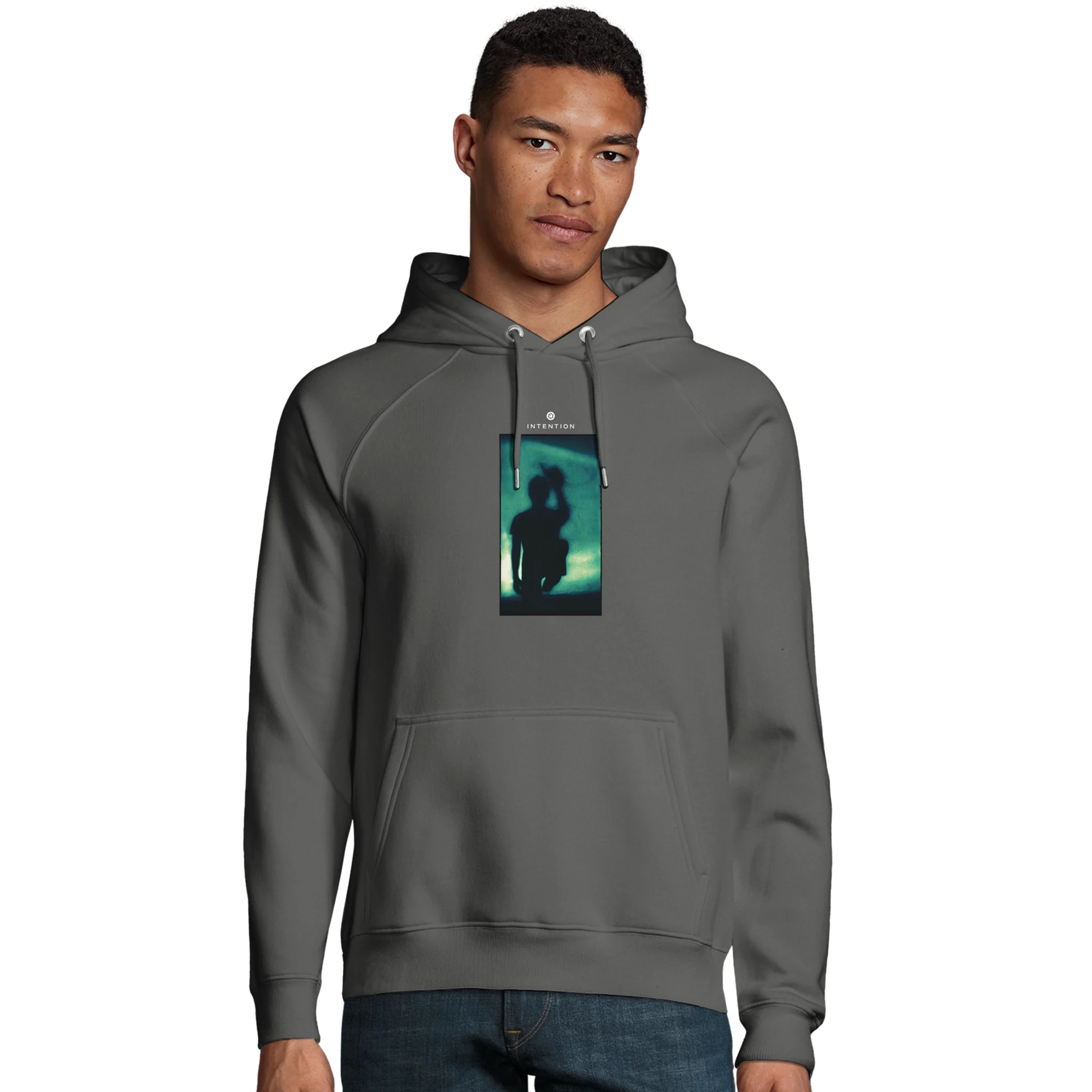 Joy - "Dancing Cowboy" Hoodie charcoal melange XS 3