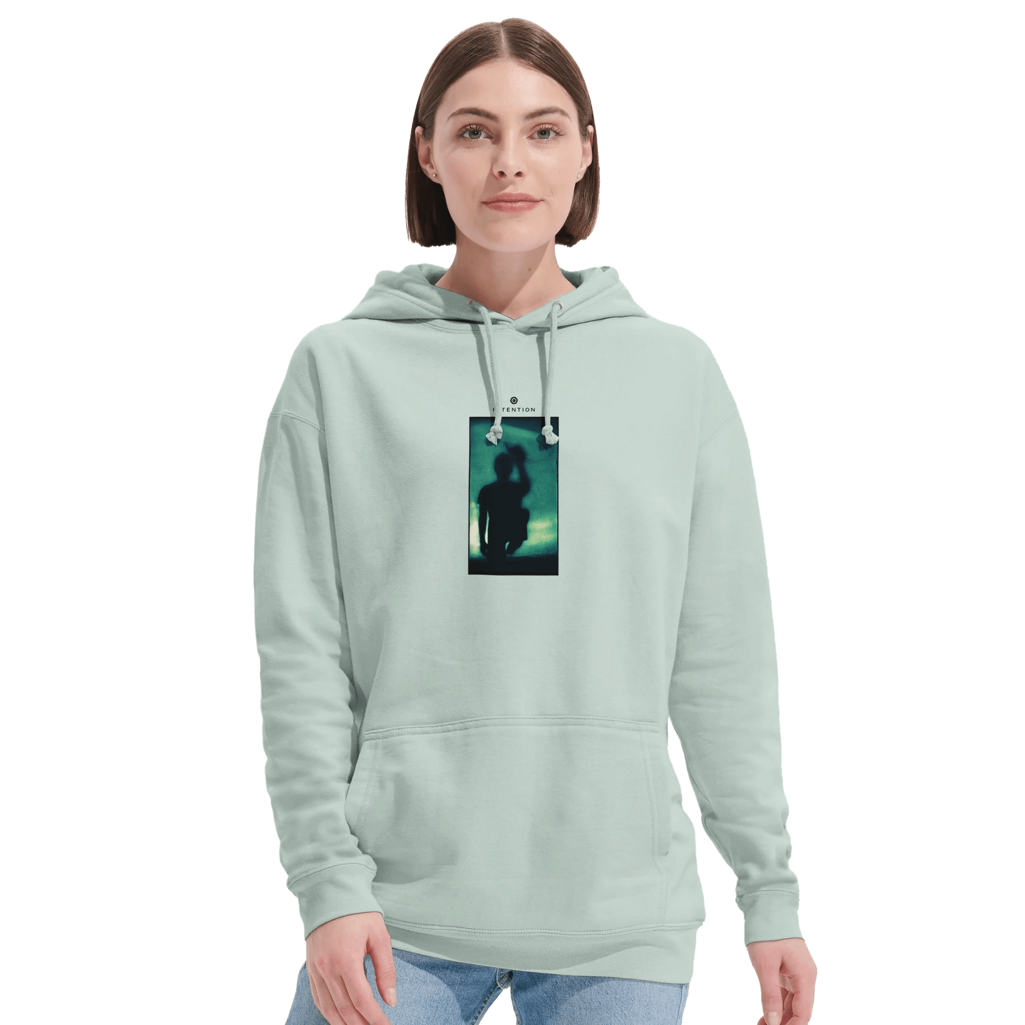 Joy - "Dancing Cowboy" Hoodie creamy green XS 8
