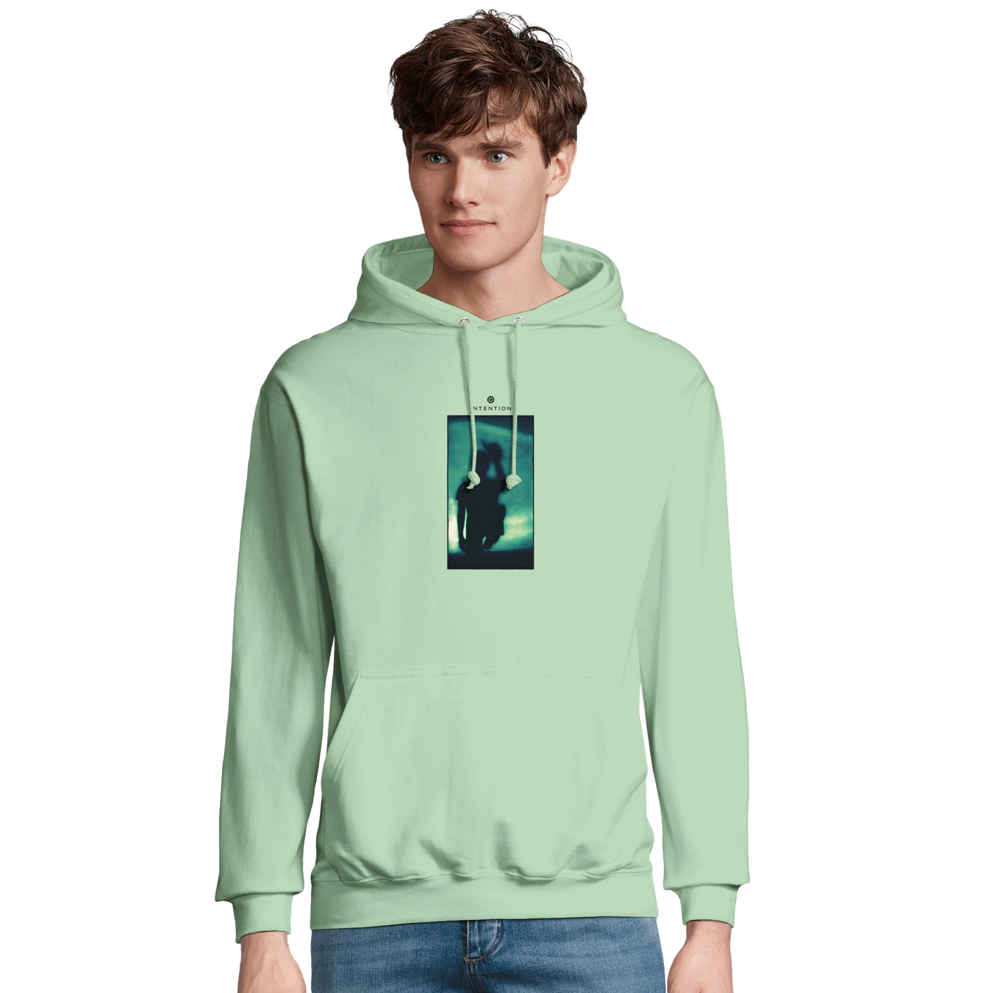 Joy - "Dancing Cowboy" Hoodie frozen green XS 51