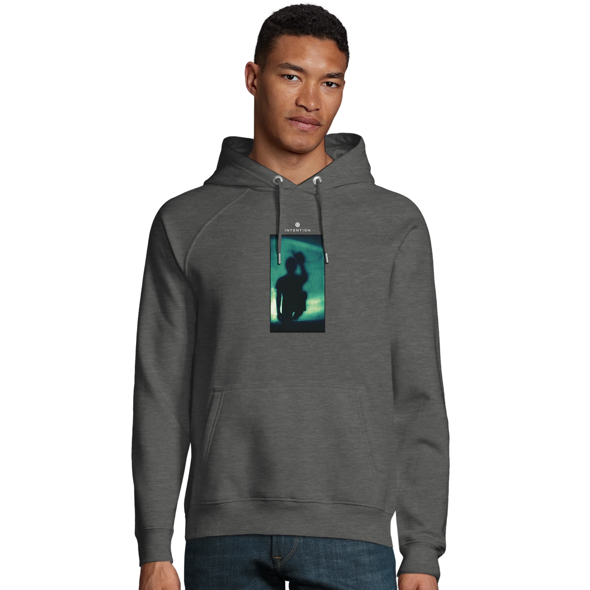 Joy - "Dancing Cowboy" Hoodie Grey Melange XS 3