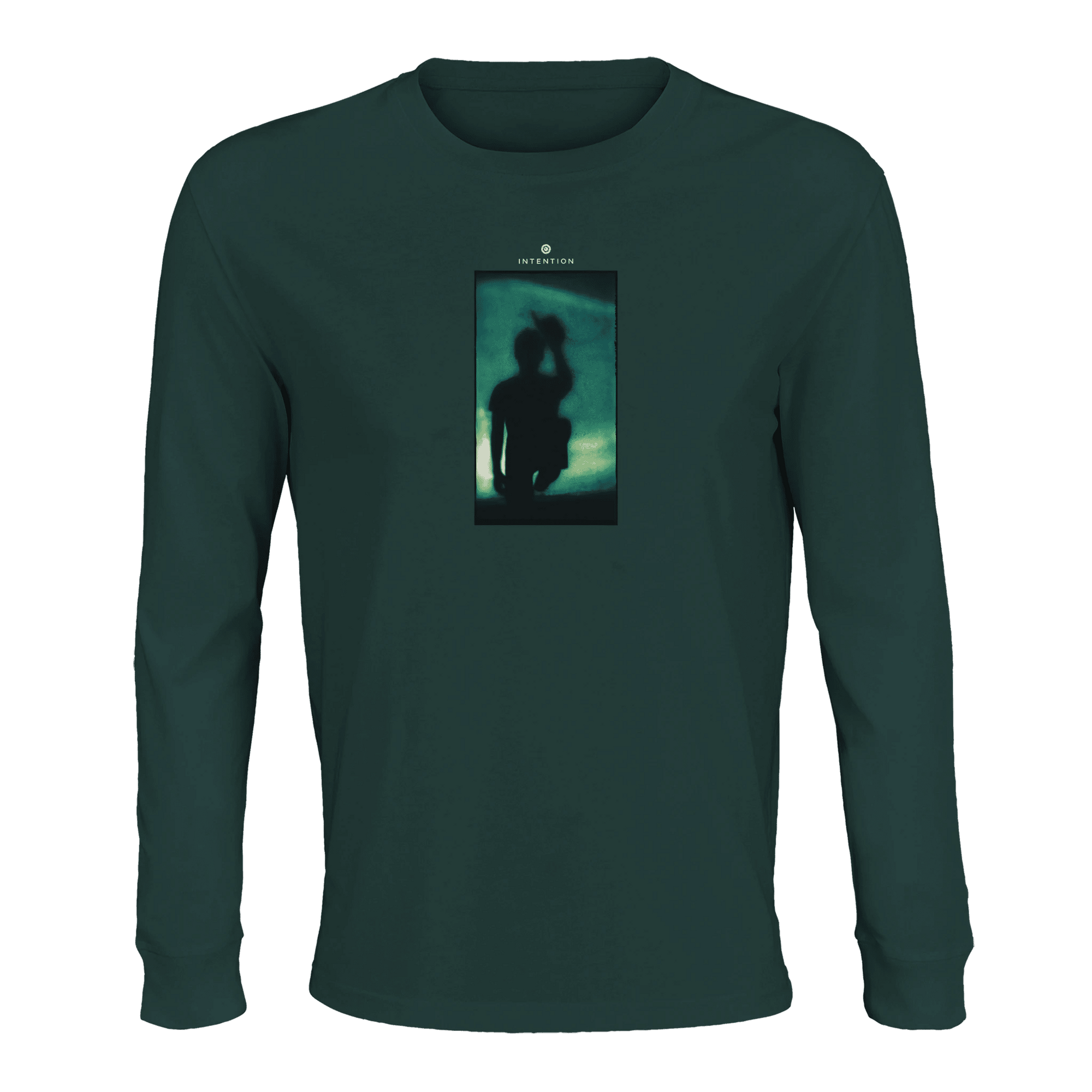 Joy - "Dancing Cowboy" Long sleeve green empire XS 1