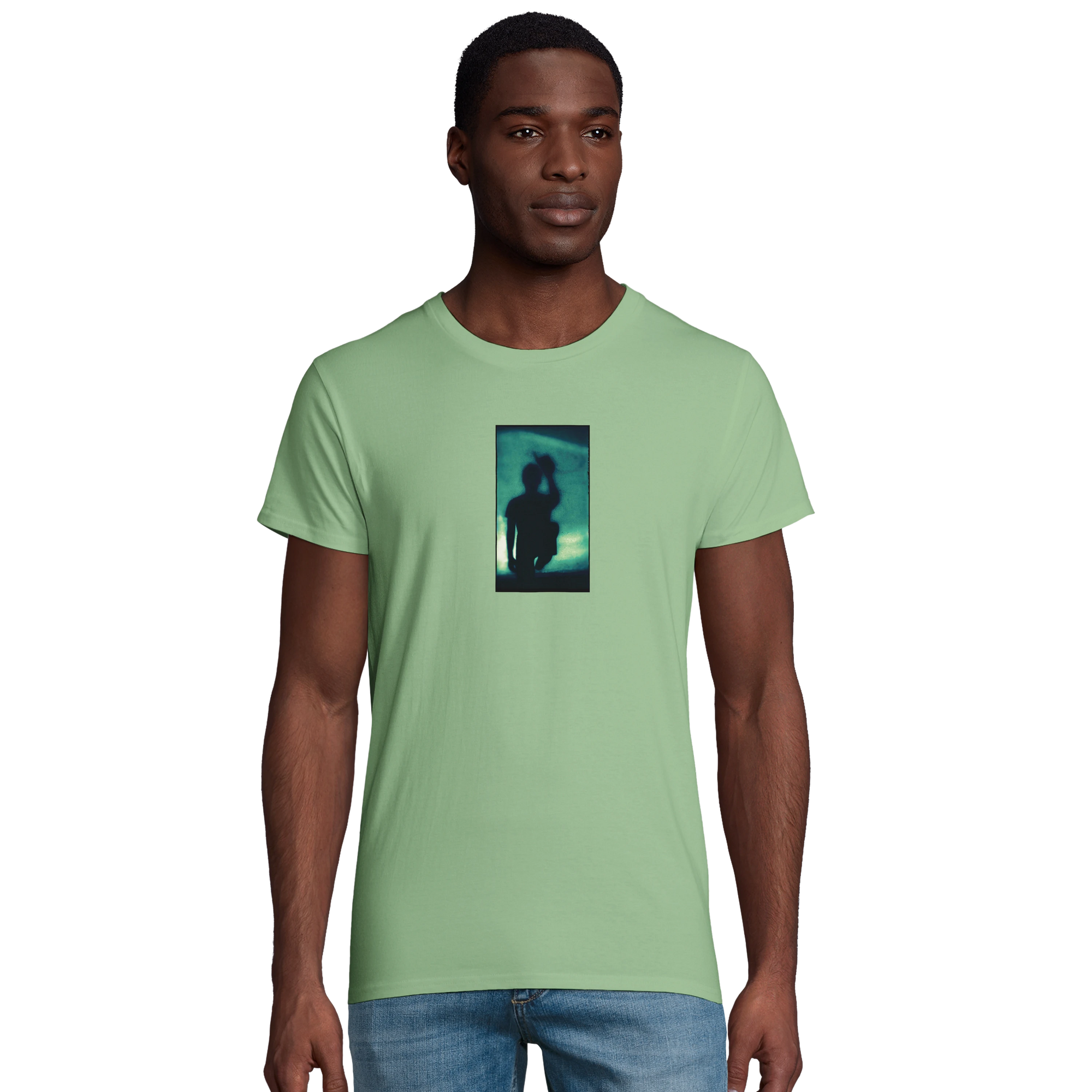 Joy - "Dancing Cowboy" T-shirt apple green XS 4