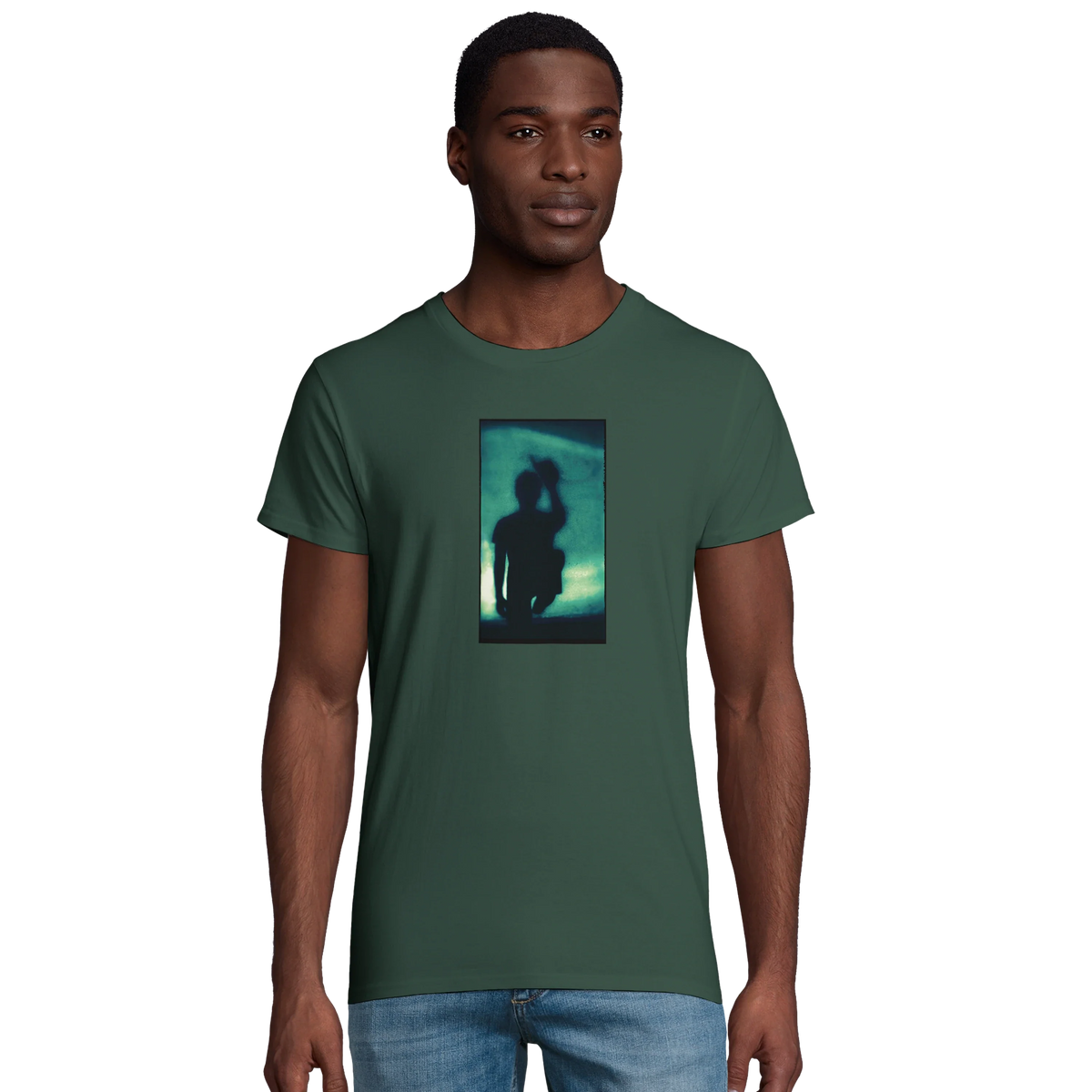 Joy - "Dancing Cowboy" T-shirt Bottle Green 4