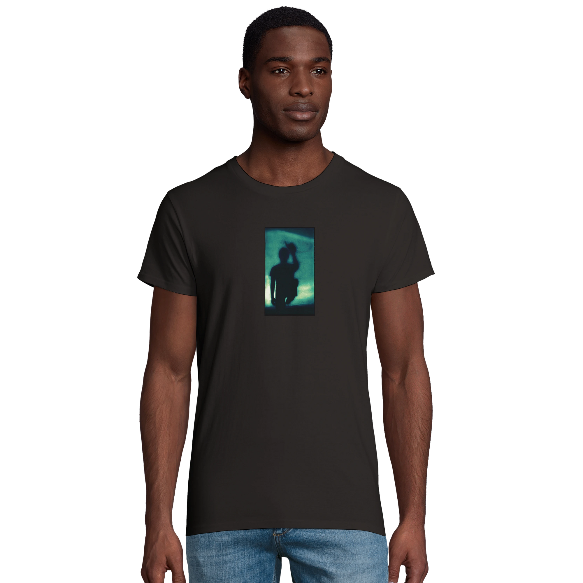 Joy - "Dancing Cowboy" T-shirt Deep Black XS 4