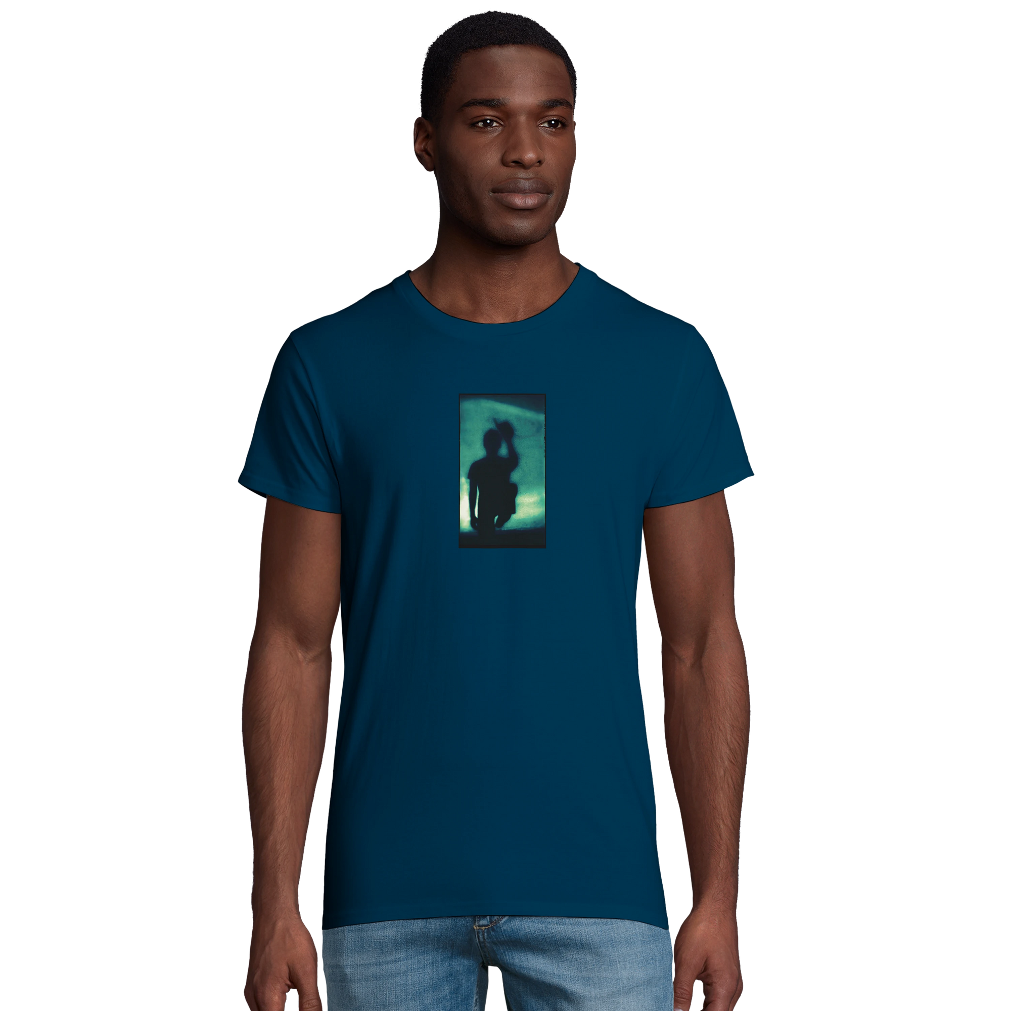 Joy - "Dancing Cowboy" T-shirt denim XS 4