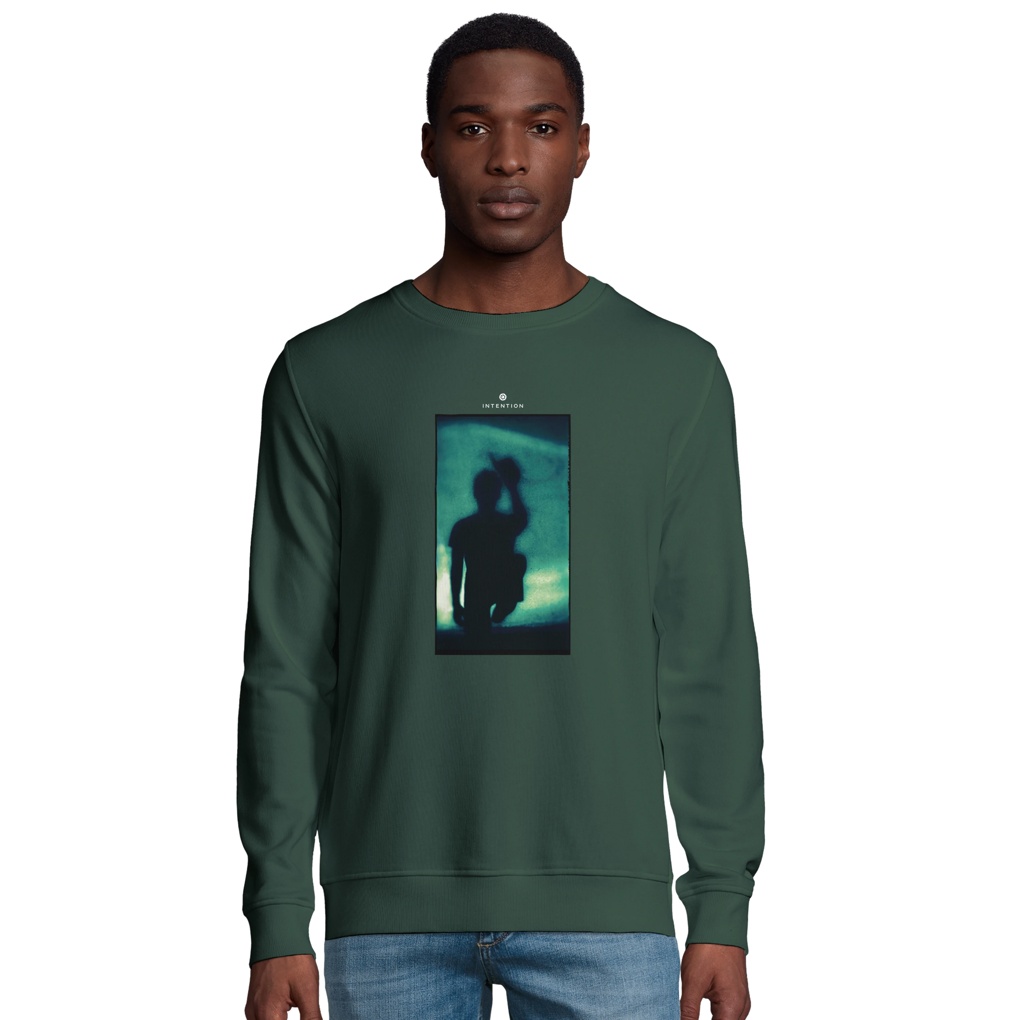 Joy - "Dancing Cowboy" Sweatshirt Bottle Green 3
