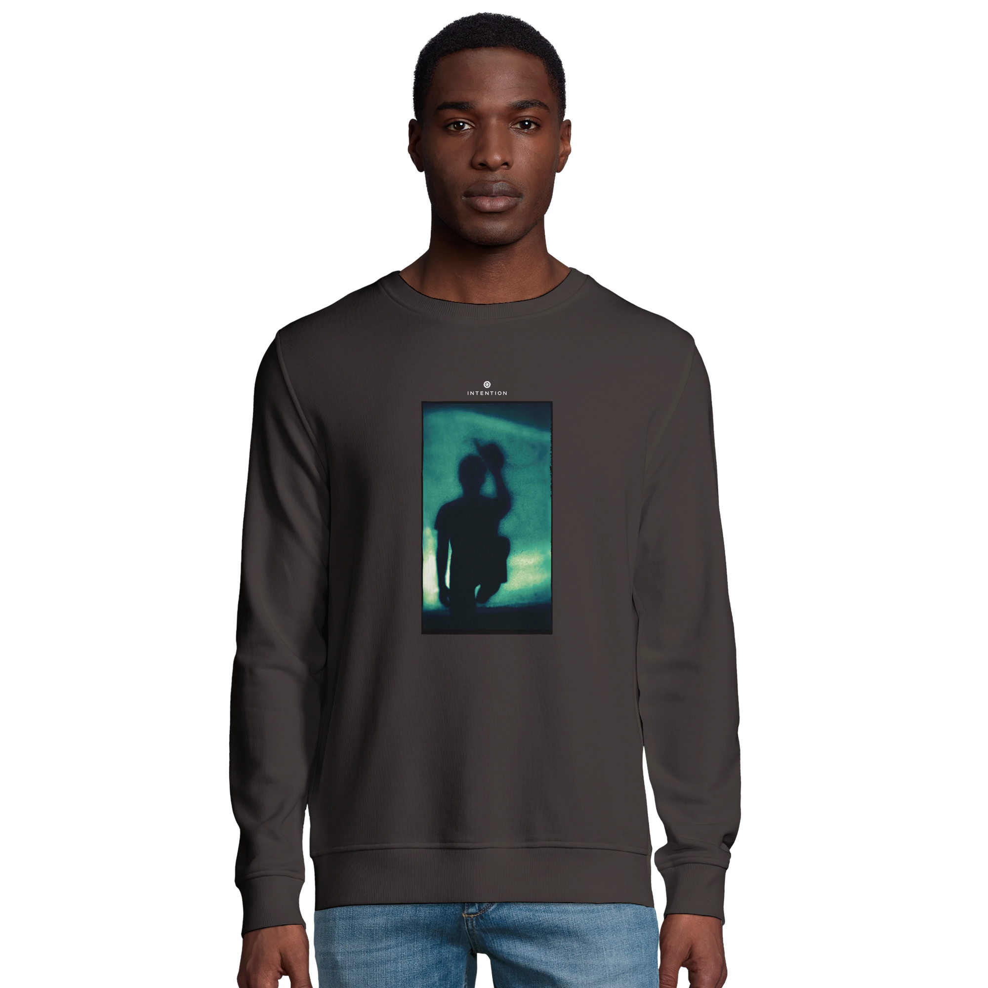 Joy - "Dancing Cowboy" Sweatshirt deep charcoal grey 3