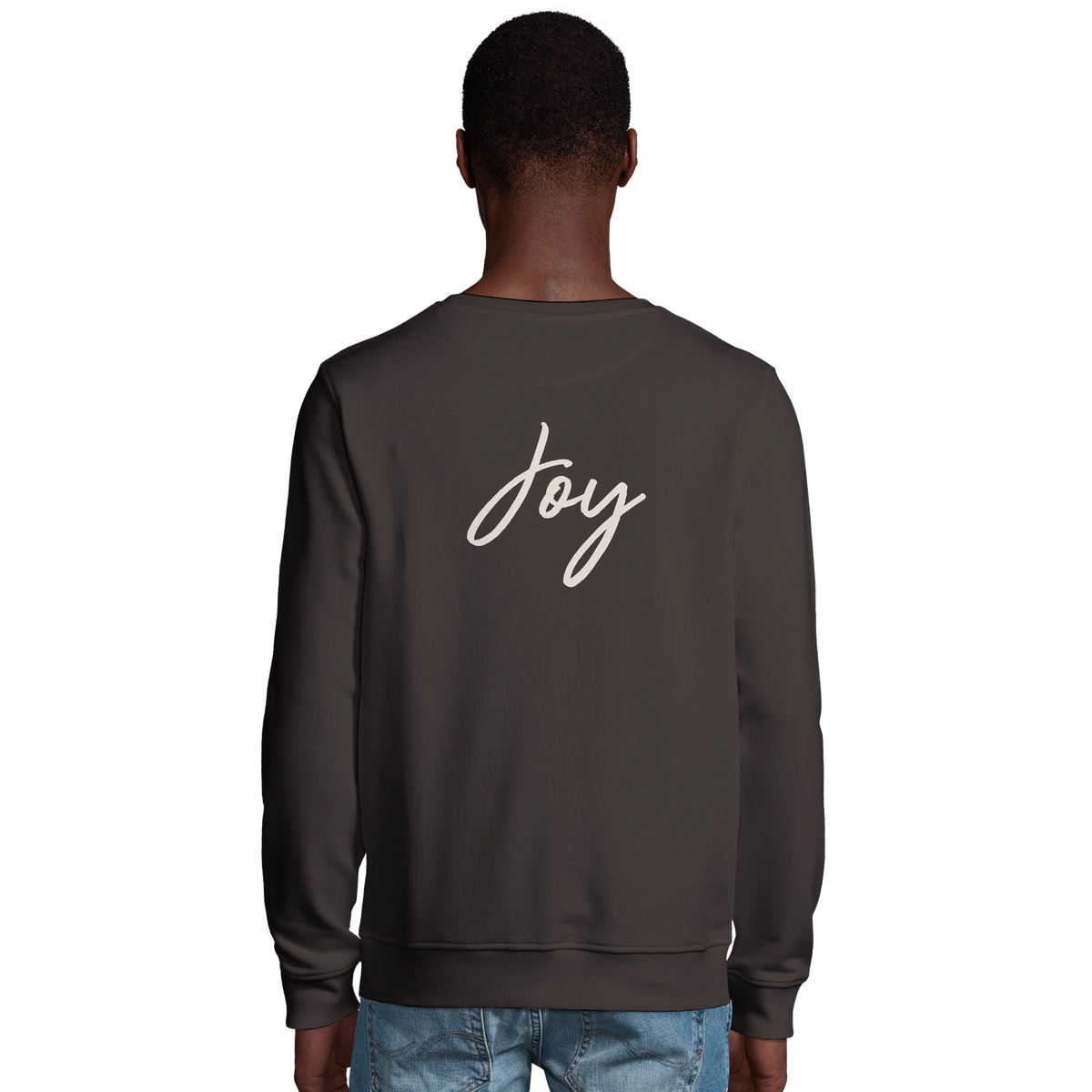 Joy - "Dancing Cowboy" Sweatshirt deep charcoal grey 4