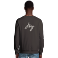 Joy - "Dancing Cowboy" Sweatshirt deep charcoal grey 4