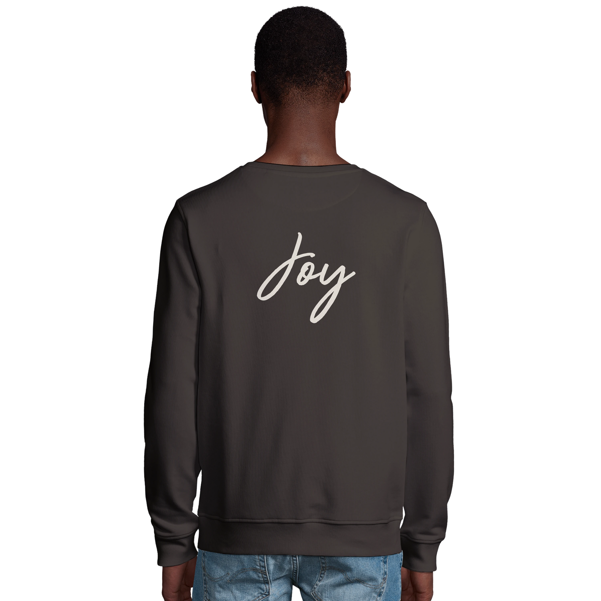 Joy - "Dancing Cowboy" Sweatshirt deep charcoal grey 4
