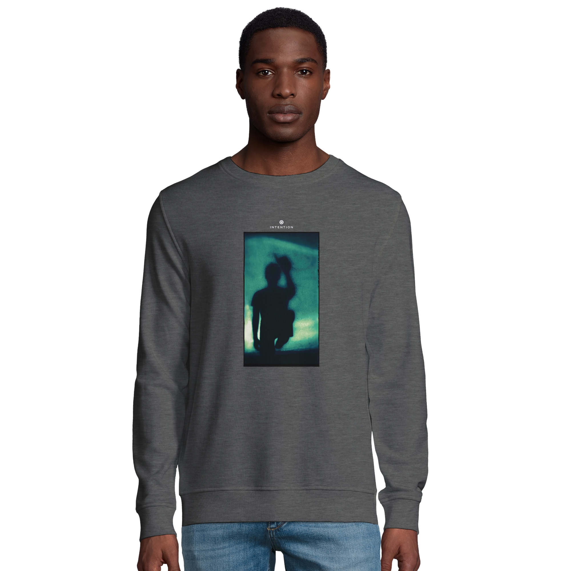Joy - "Dancing Cowboy" Sweatshirt Grey Melange 3