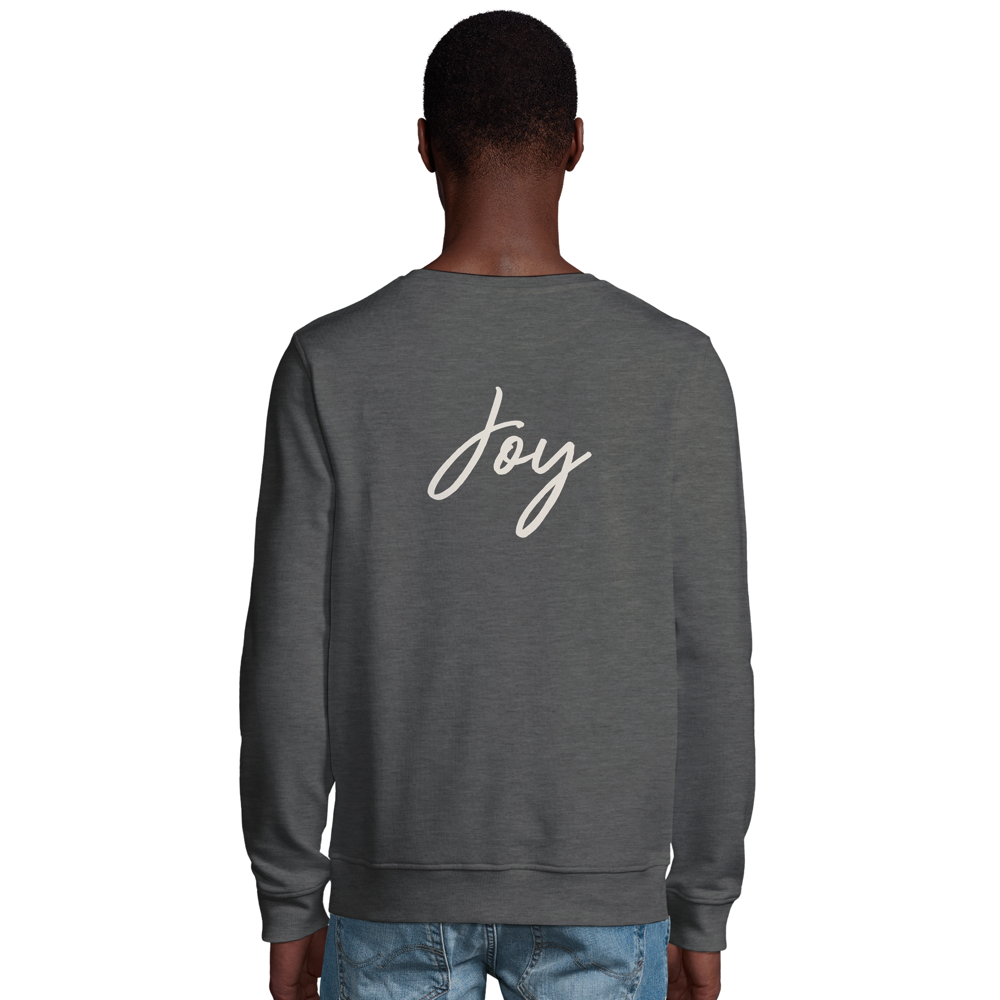 Joy - "Dancing Cowboy" Sweatshirt Grey Melange 4