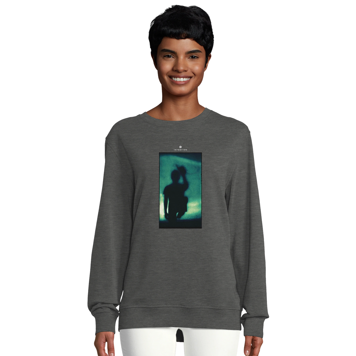 Joy - "Dancing Cowboy" Sweatshirt Grey Melange 5